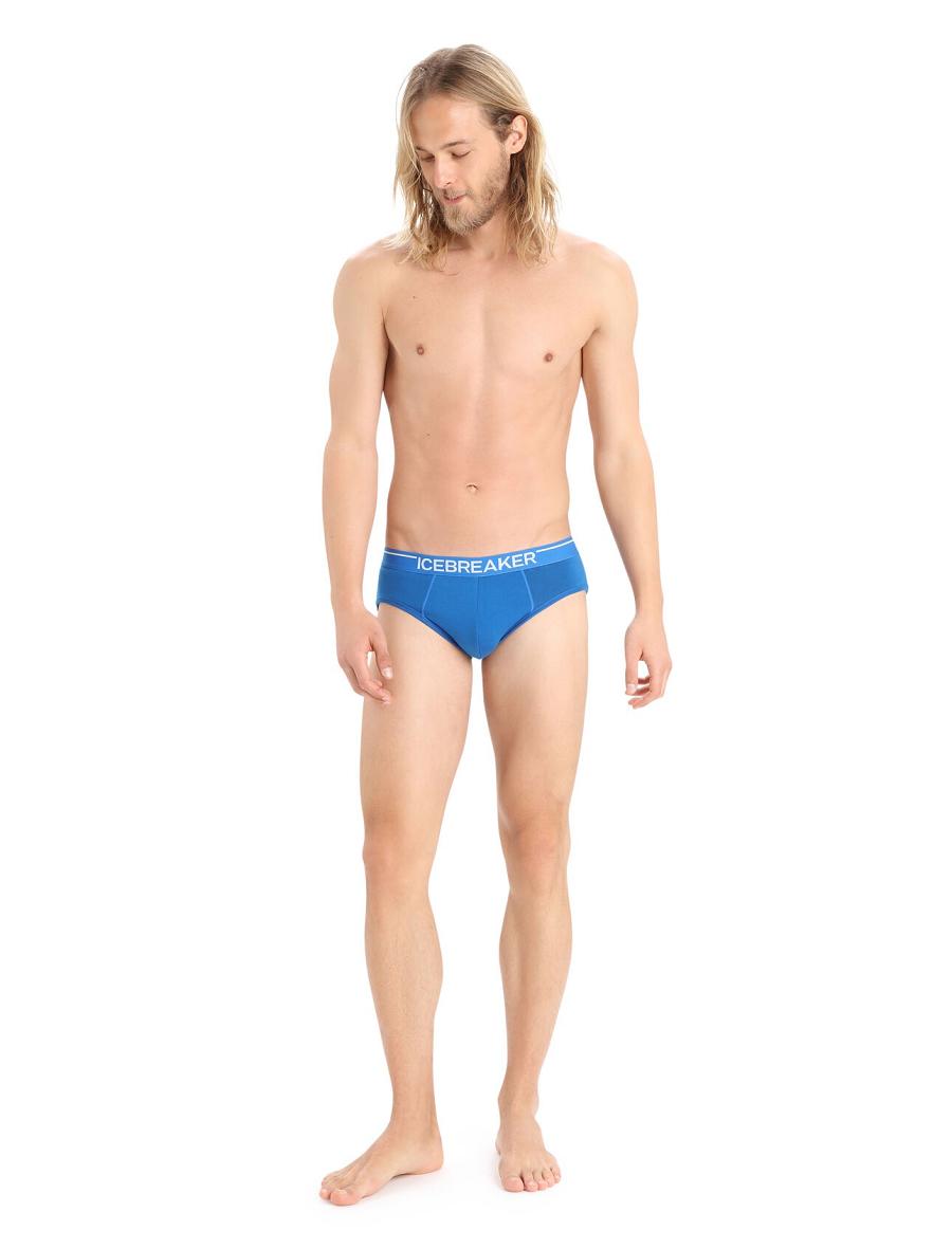 Icebreaker Merino Anatomica Briefs Miesten Alusvaatteet Sininen | FI 1296ZUTG